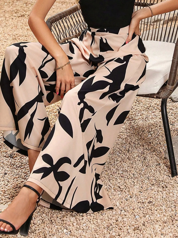 Ludowika Printed Wide Leg Pants