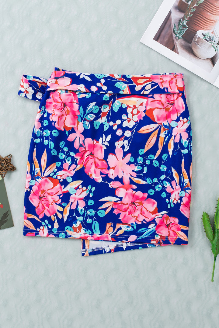 Ludowika Floral Tied Mini Skirt