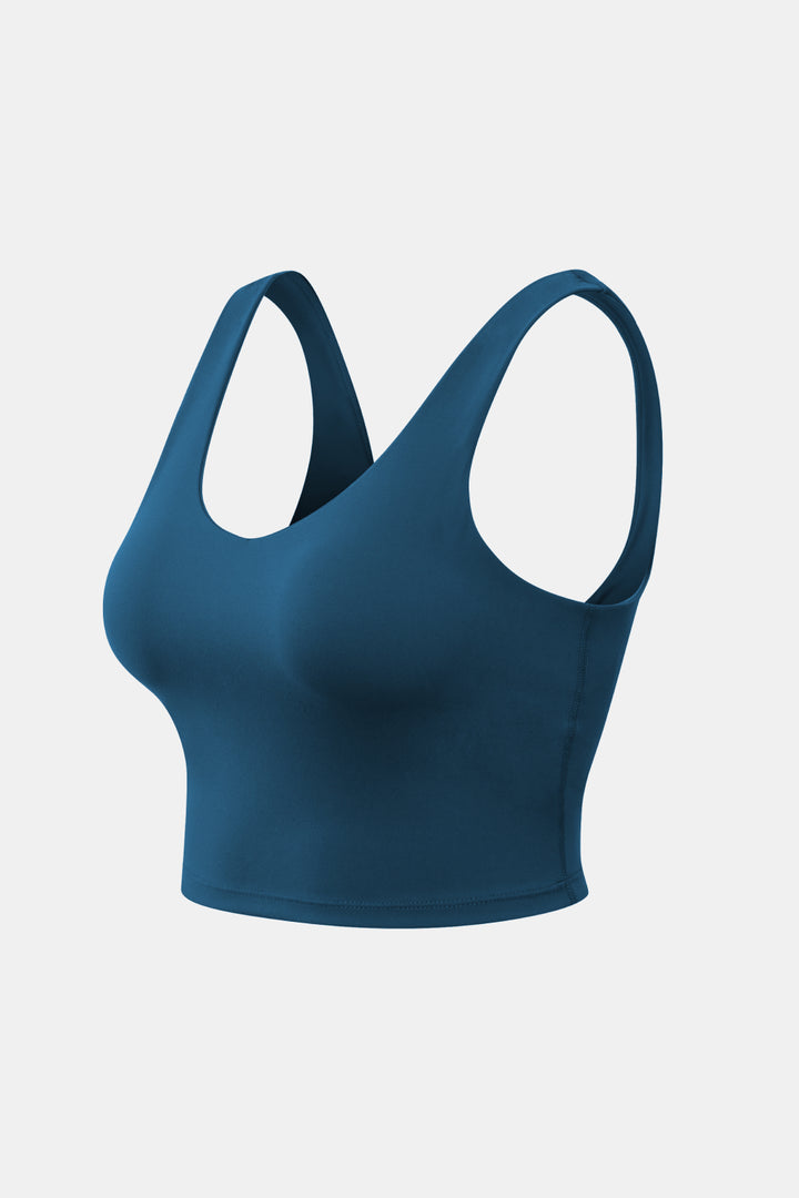 Ludowika Cropped Scoop Neck Active Tank Top