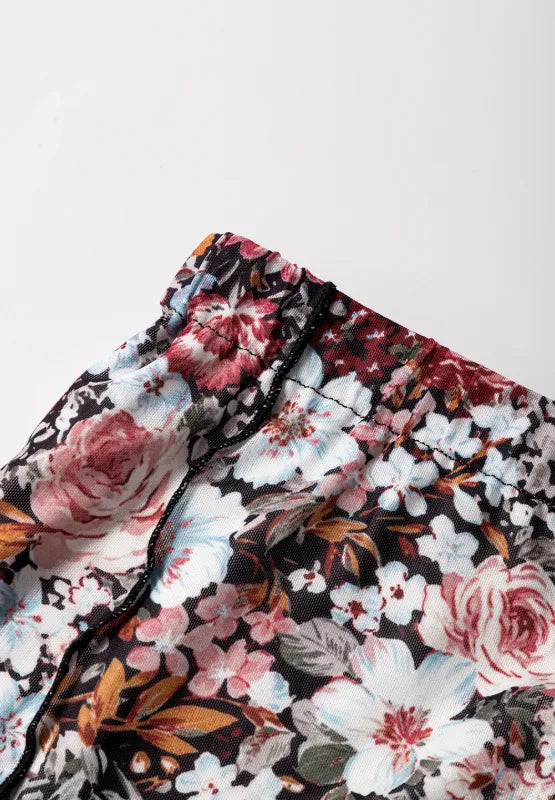 Ludowika Floral Elastic Waist Maxi Skirt