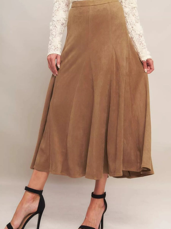 Ludowika Flowy A-Line Midi Skirt