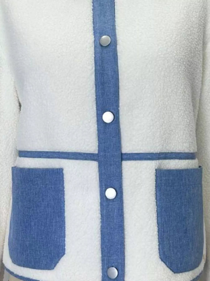 Ludowika Contrast Trim Teddy Jacket