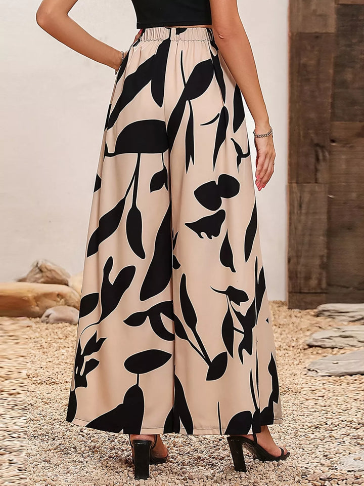 Ludowika Printed Wide Leg Pants