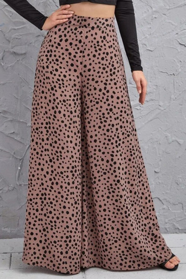 Ludowika Animal Print High-Rise Culottes