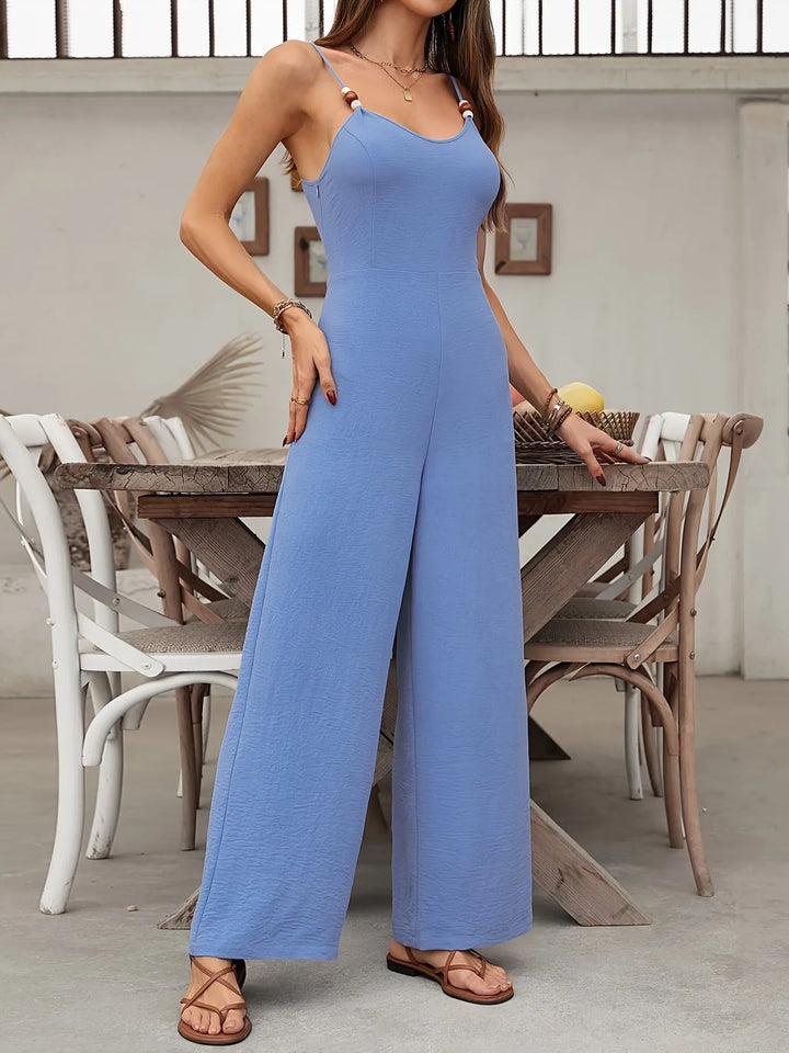 Ludowika Spaghetti Strap Wide Leg Jumpsuit