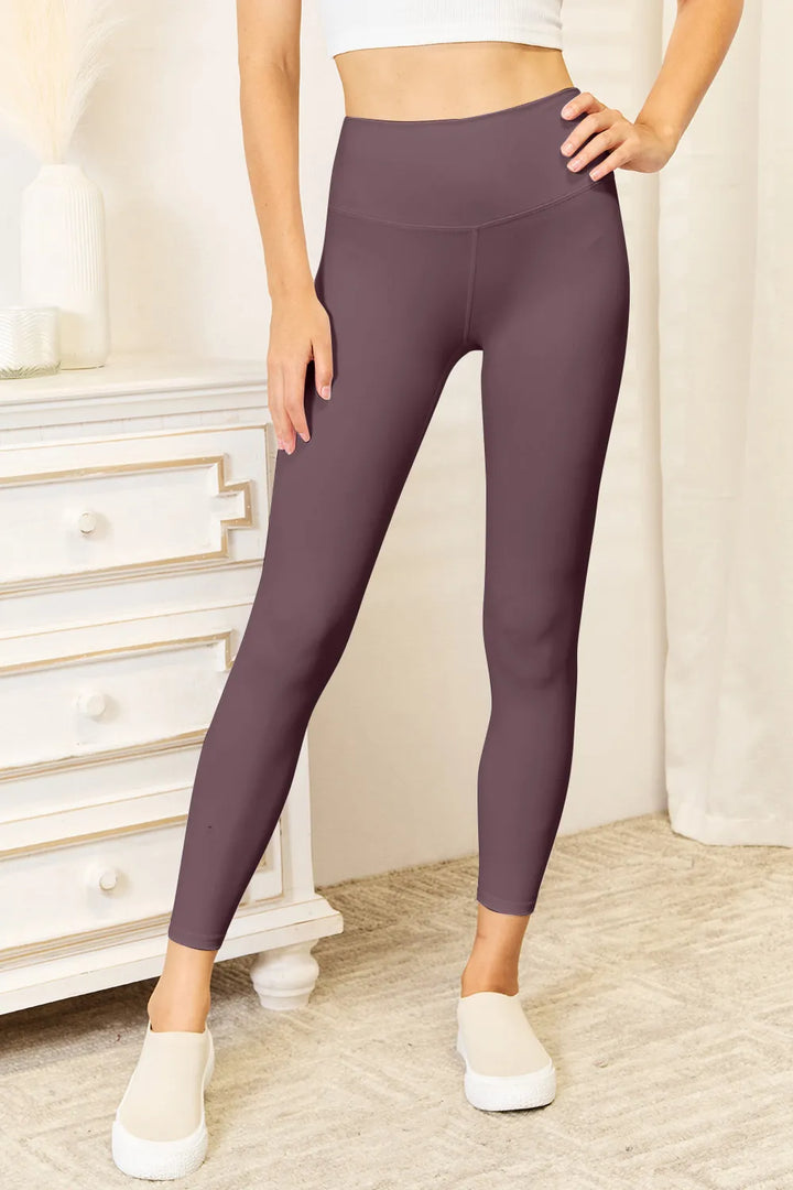 Ludowika Double Take Wide Waistband Sports Leggings