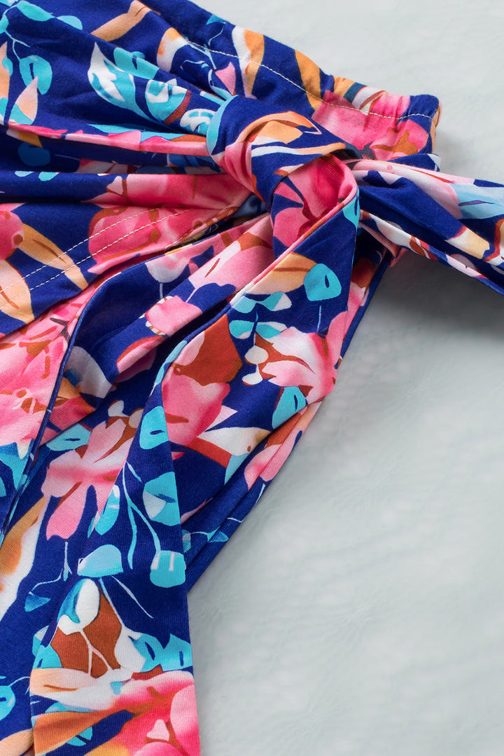 Ludowika Floral Tied Mini Skirt