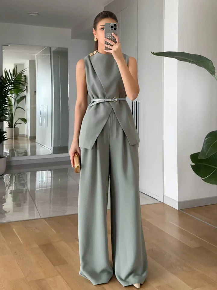 Ludowika Sleeveless Top and Pants Set