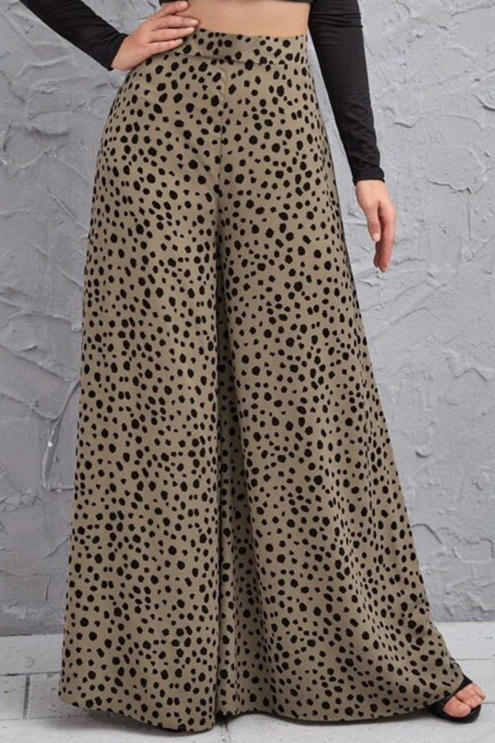 Ludowika Animal Print High-Rise Culottes