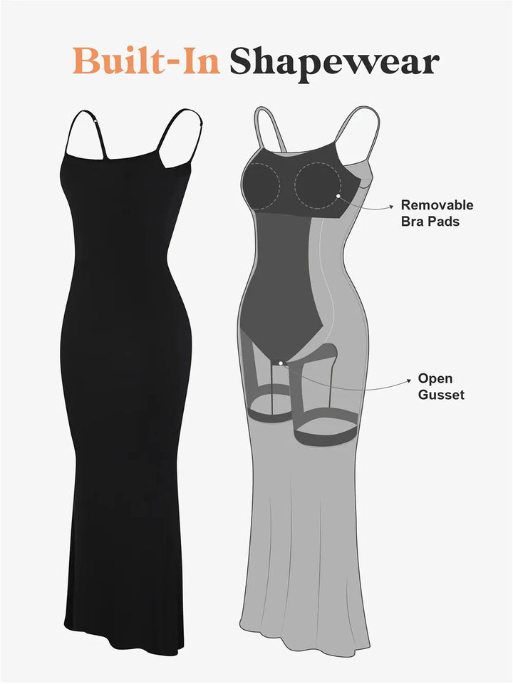 Ludowika Built-In Shapewear Sleeveless Maxi Dress