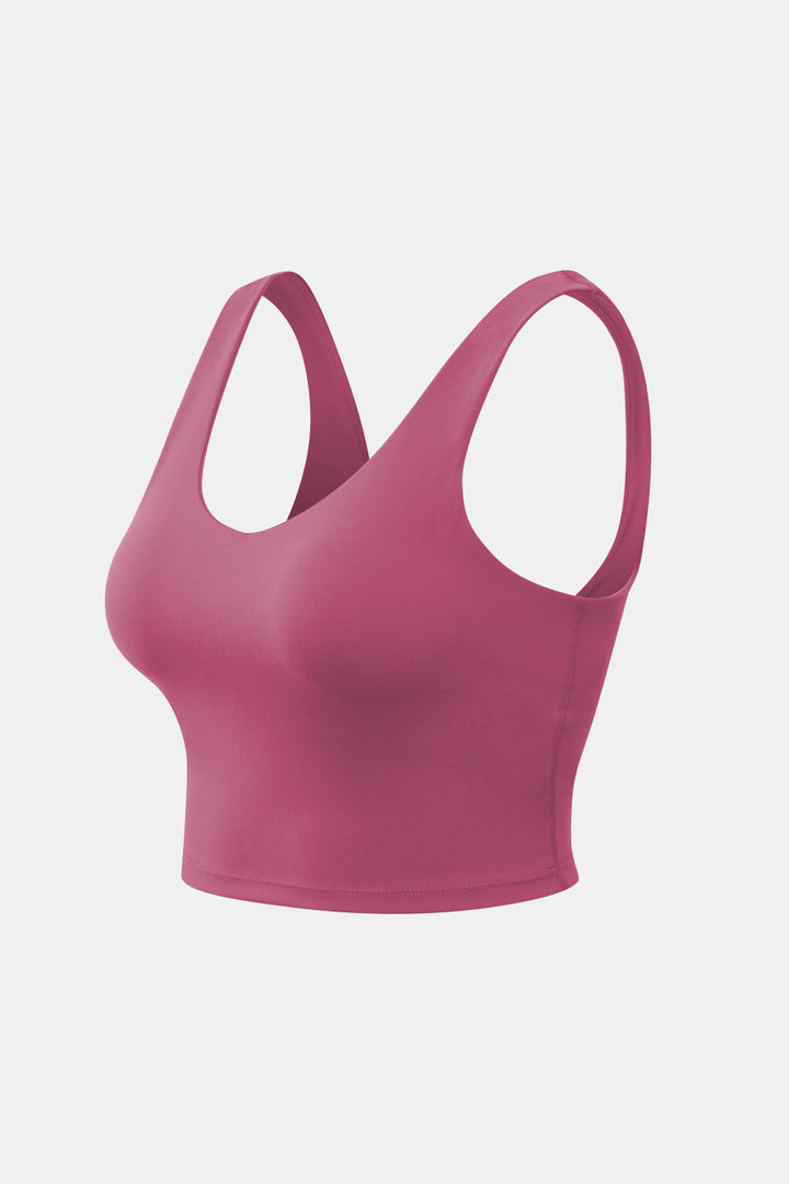 Ludowika Cropped Scoop Neck Active Tank Top
