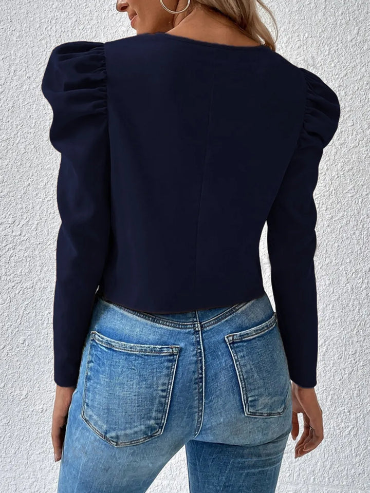 Ludowika Zip Up Puff Sleeve Jacket