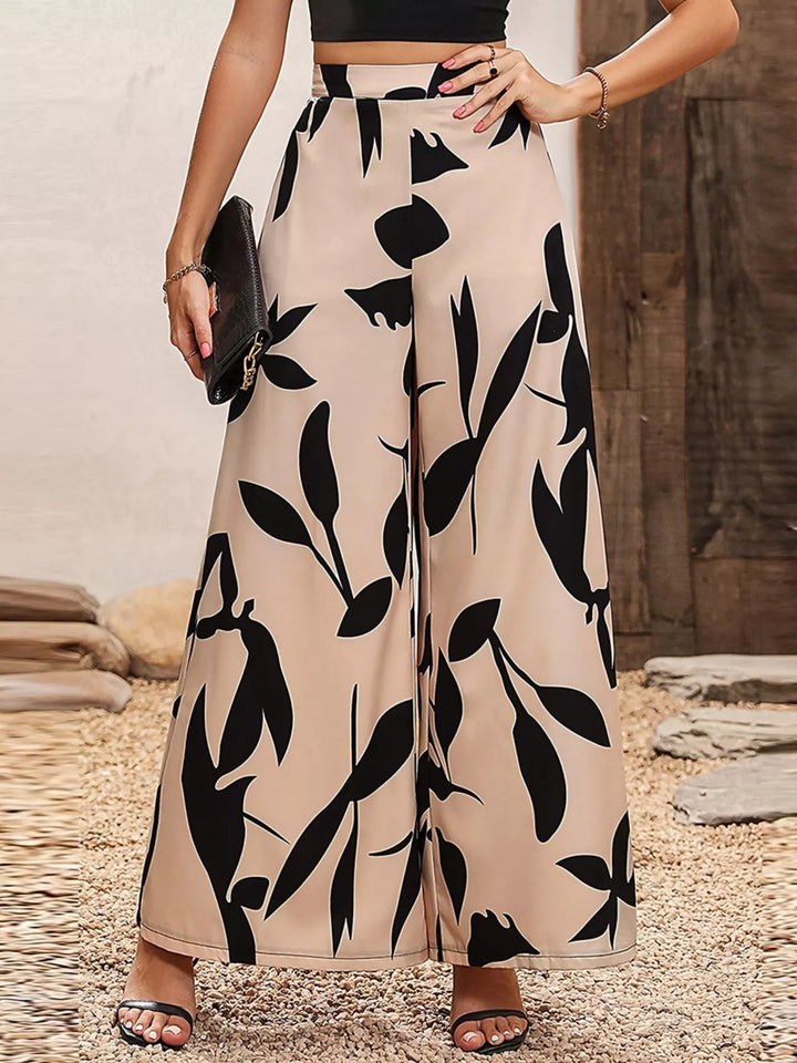 Ludowika Printed Wide Leg Pants