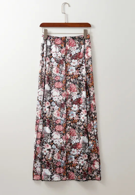 Ludowika Floral Elastic Waist Maxi Skirt