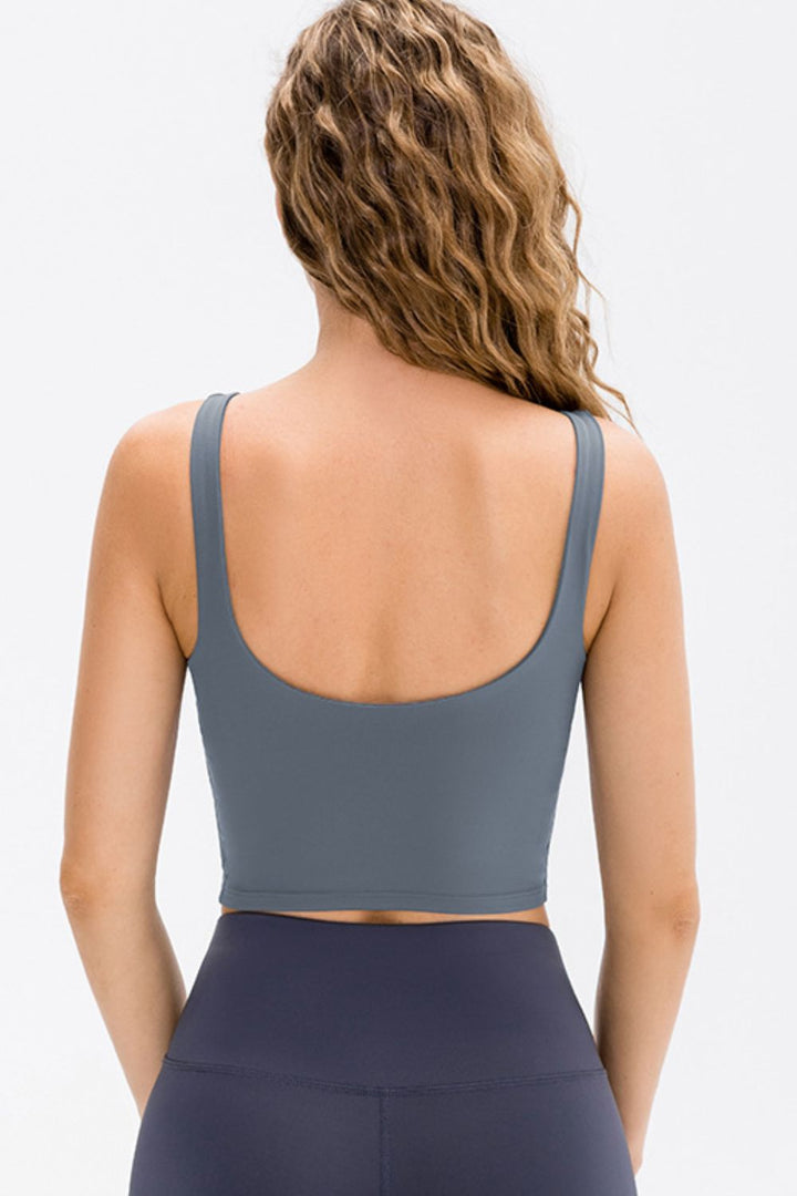 Ludowika Cropped Scoop Neck Active Tank Top