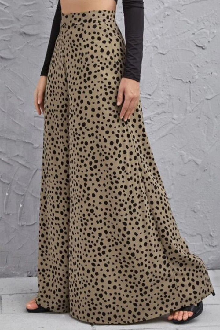 Ludowika Animal Print High-Rise Culottes