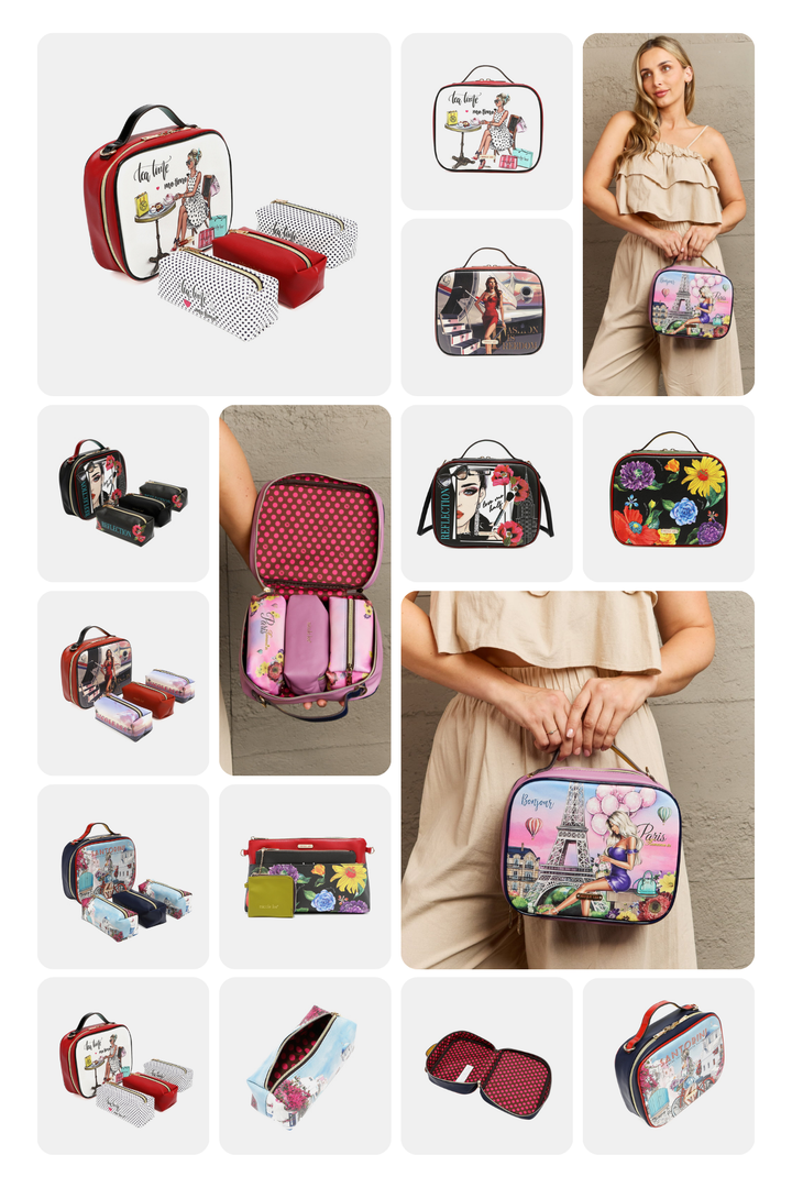 Ludowika Buy 2, Get 1 FREE Deal - Printed Handbag with Three Pouches