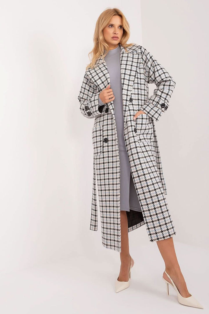 A stylish and versatile checkered transitional coat, perfect for autumn, winter, and spring. Featuring a double-breasted button closure, tie belt, and lapels, this mid-calf length coat is made from high-quality cotton and nylon for comfort, durability, and warmth. The lining and sewn-in slip pockets add practicality, while the dynamic check pattern and elegant design make it a must-have for any season.






