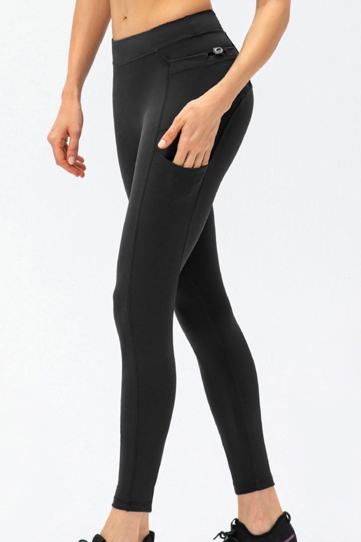 Ludowika Women’s High Waist Slim Fit Sports Pants with Pockets – Full Length