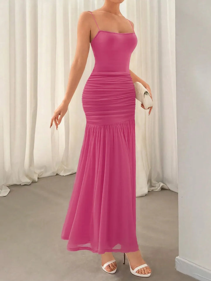 Ludowika Ruched Maxi Cami Dress