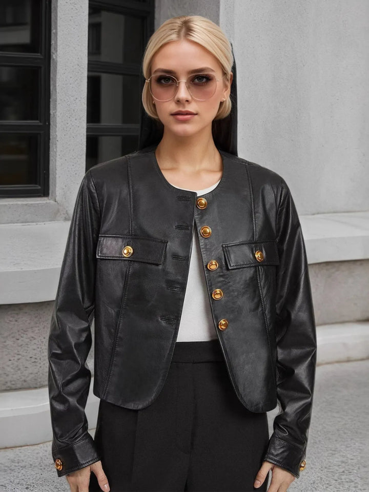 Ludowika Button Up Long Sleeve Jacket