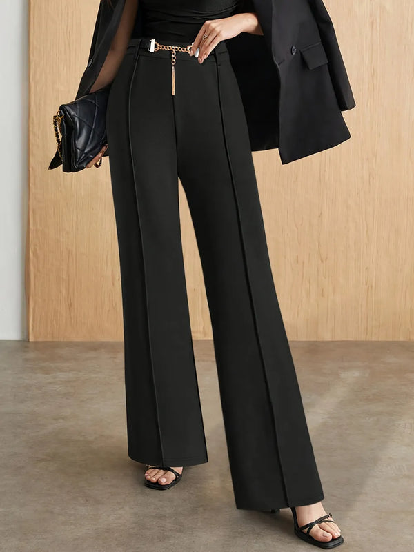 Ludowika Chain Detail High Waist Pants