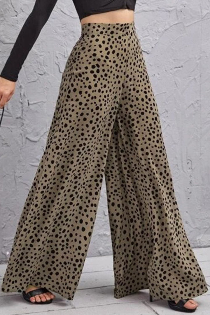 Ludowika Animal Print High-Rise Culottes