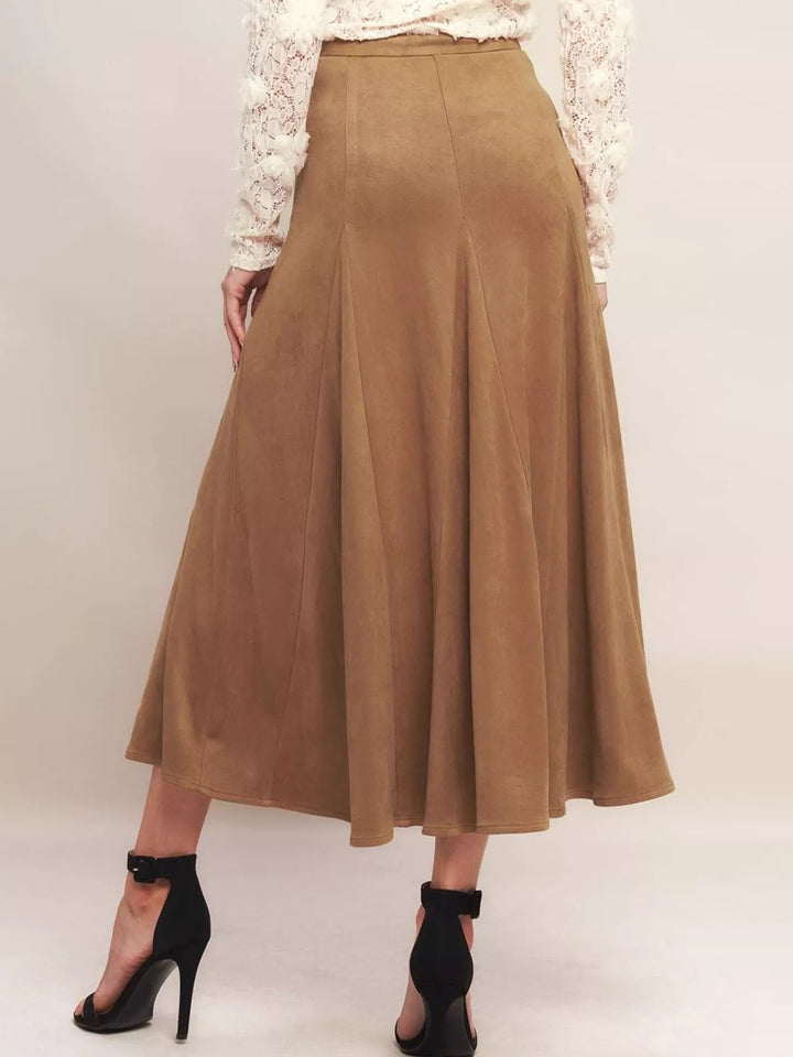 Ludowika Flowy A-Line Midi Skirt