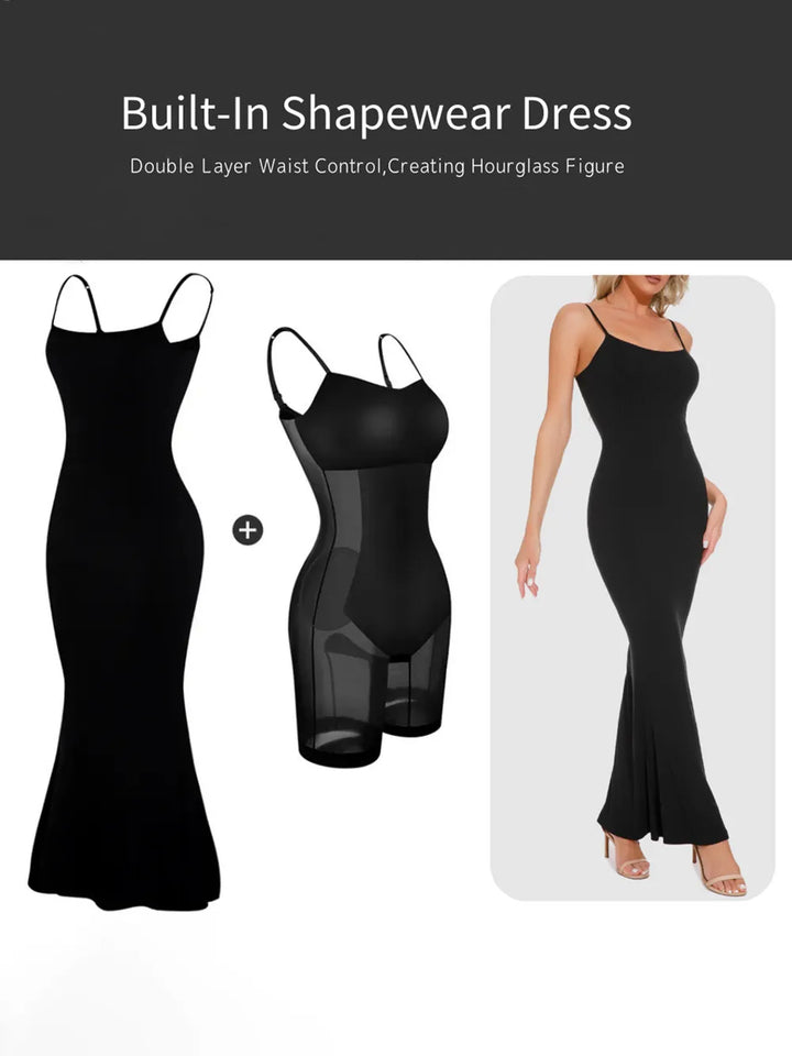 Ludowika Built-In Shapewear Sleeveless Maxi Dress