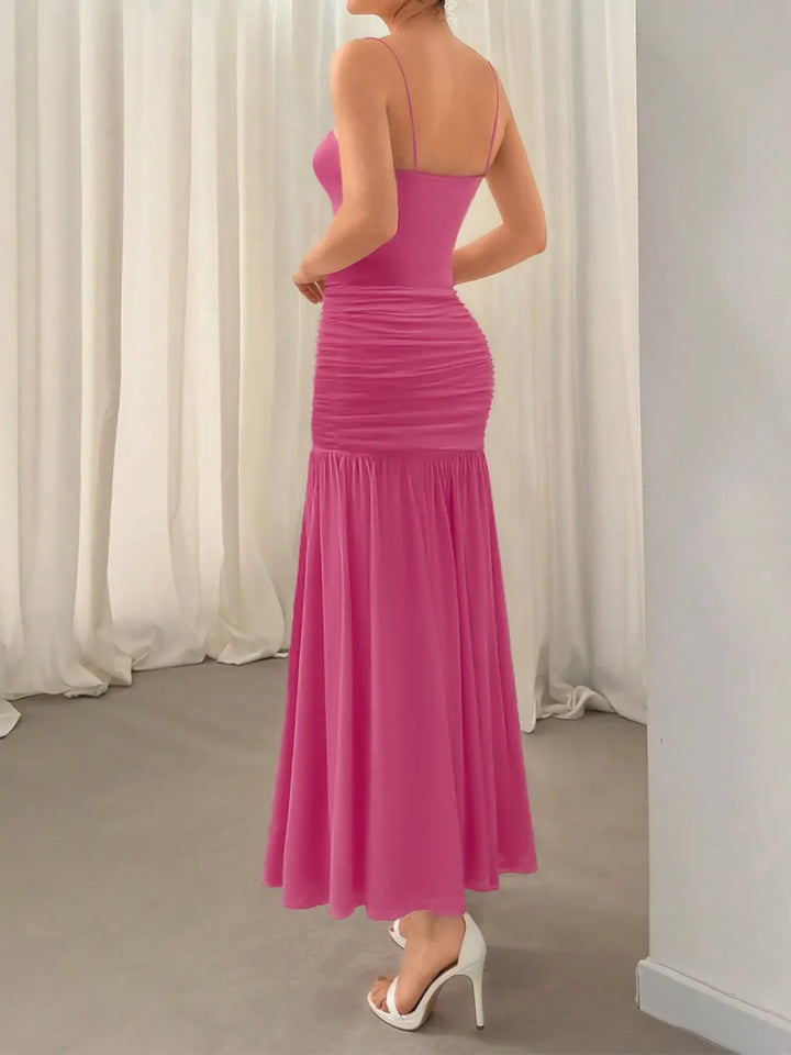 Ludowika Ruched Maxi Cami Dress
