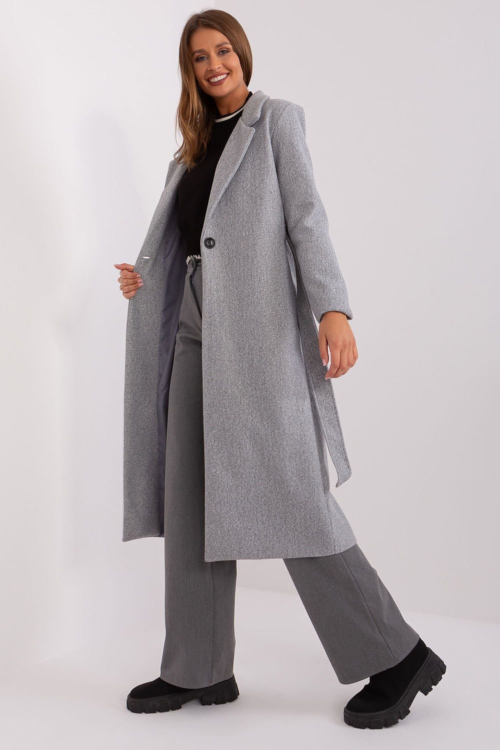 Manteau de transition long classique pour femme