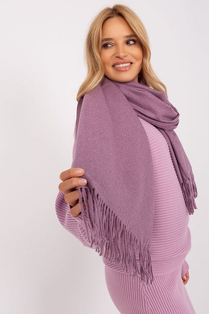 Warm Long Scarf with Decorative Tassels for Winter