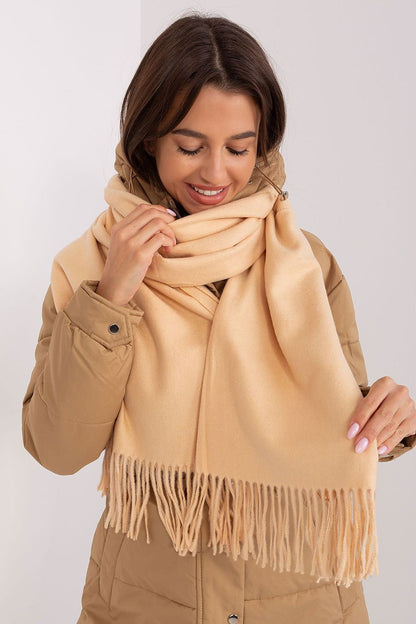 Warm Long Scarf with Decorative Tassels for Winter