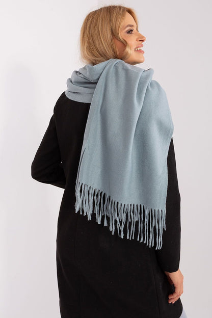 Warm Long Scarf with Decorative Tassels for Winter