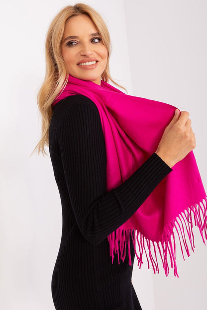 Warm Long Scarf with Decorative Tassels for Winter