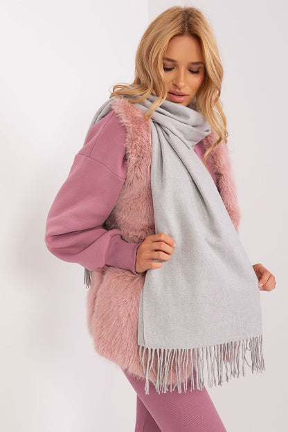 Warm Long Scarf with Decorative Tassels for Winter