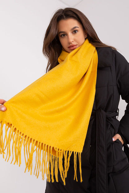 Warm Long Scarf with Decorative Tassels for Winter