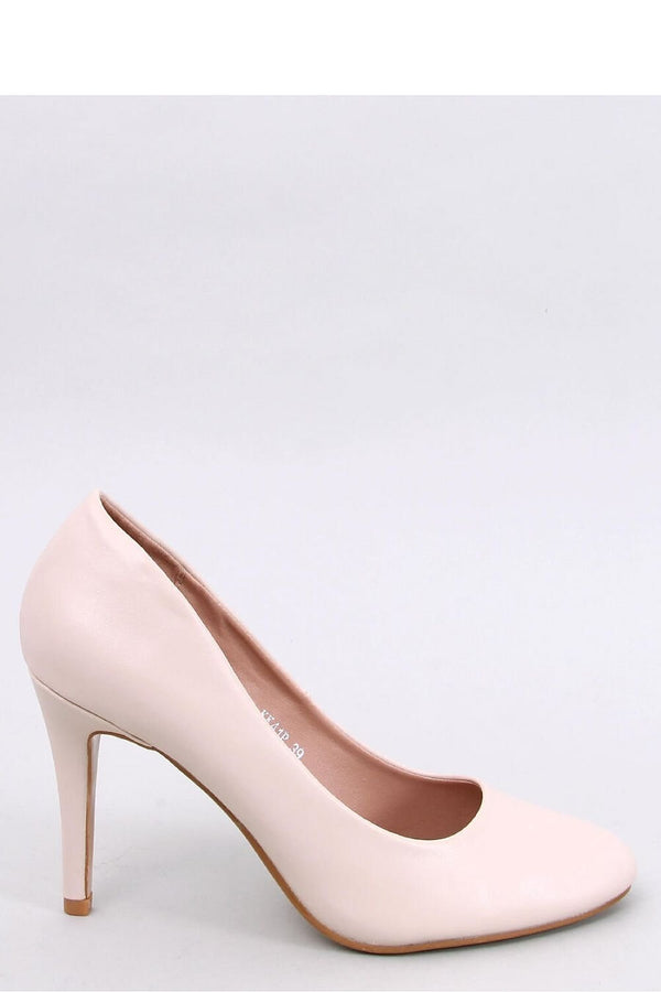 Women's Pumps 9.5 cm Stiletto Heel with Rounded Toe and Matte Organic Leather Finish