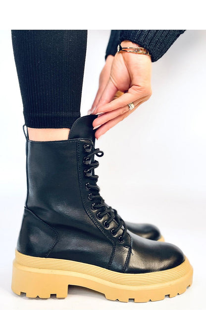 Bottes militaires à lacets pour femmes avec fermeture à glissière et sac de protection