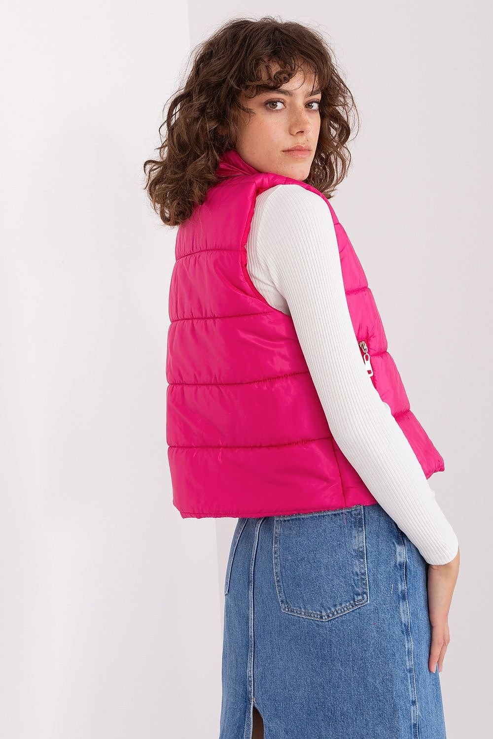 Gilet en duvet lisse avec rembourrage synthétique