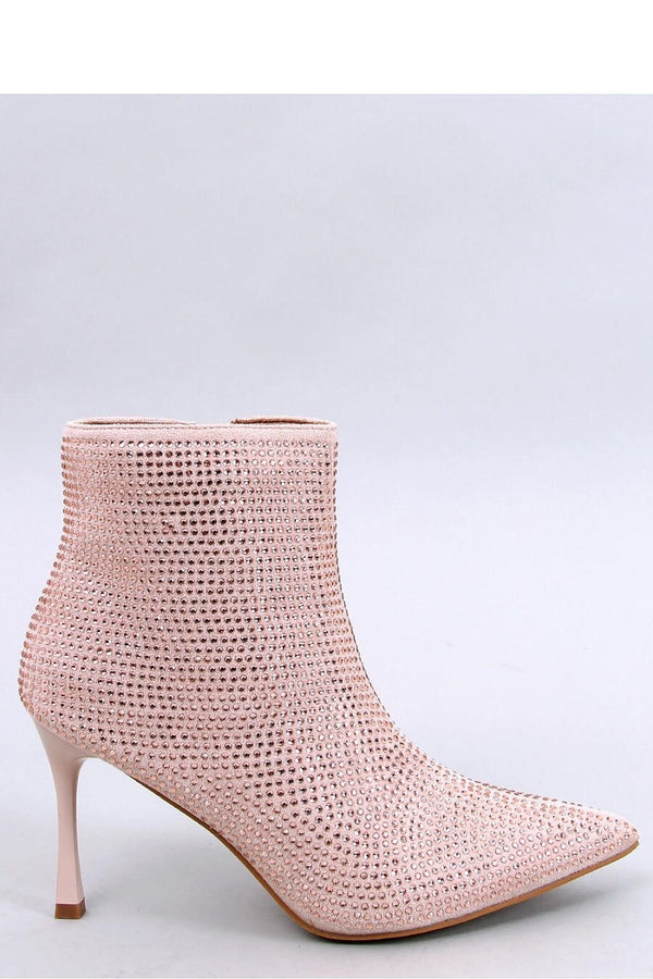 Bottes à talons aiguilles pour femmes avec détails en cristal et bout effilé