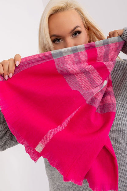 Colorful Checkered Long Scarf for Fall and Winter