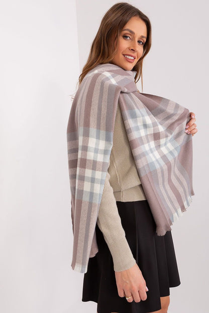 Colorful Checkered Long Scarf for Fall and Winter