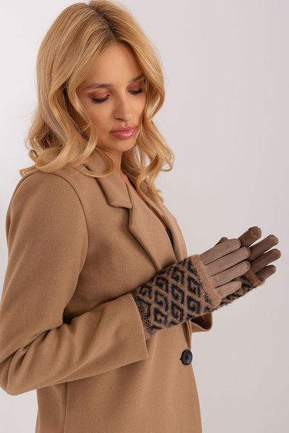 Smooth Women's Gloves with Removable Knitted Insulation – Touchscreen-Compatible