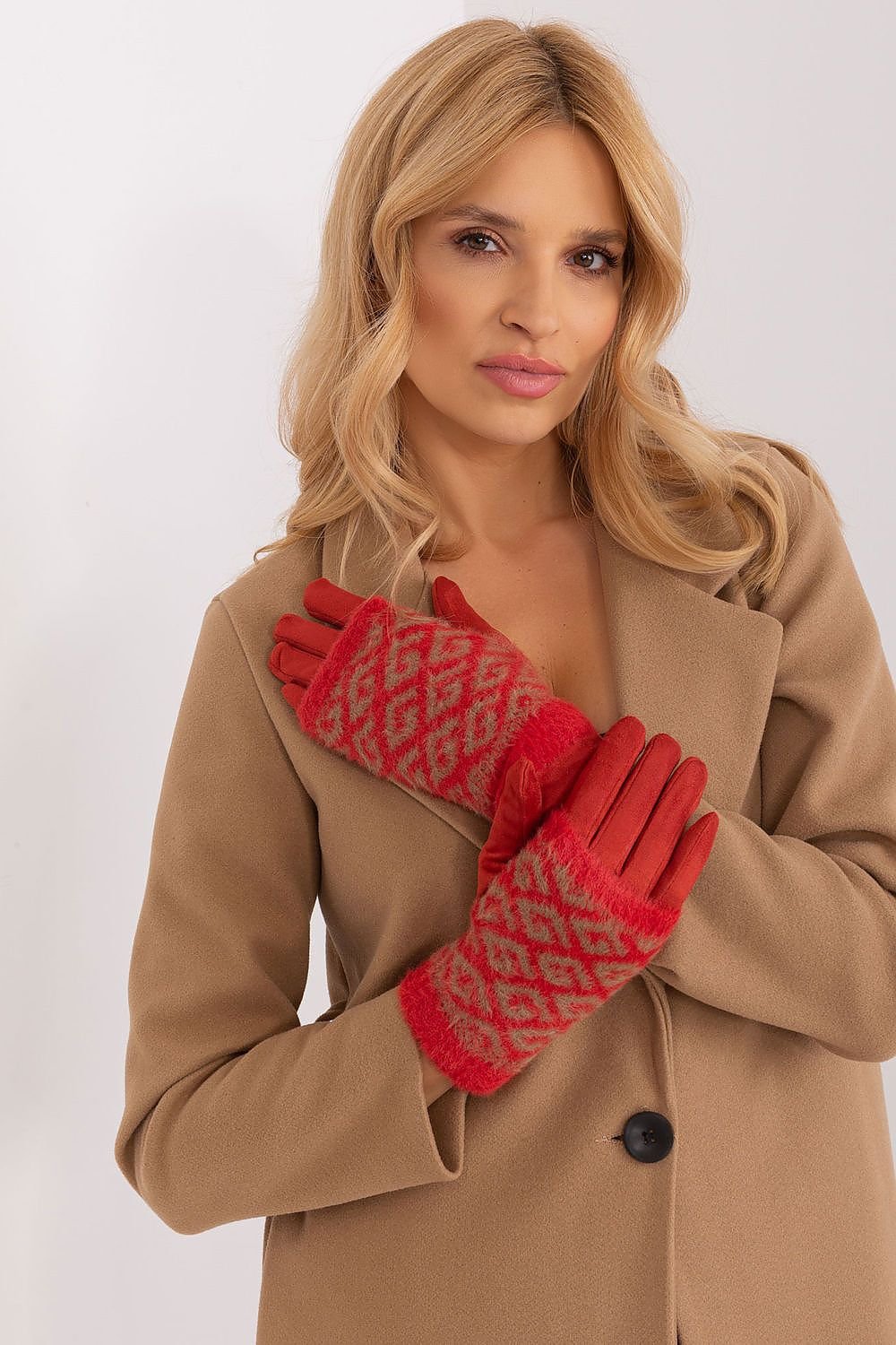 Smooth Women's Gloves with Removable Knitted Insulation – Touchscreen-Compatible