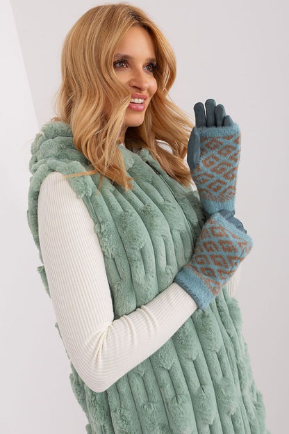 Smooth Women's Gloves with Removable Knitted Insulation – Touchscreen-Compatible