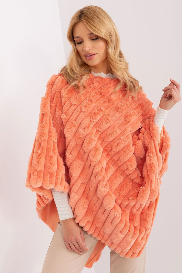 Textured Relaxed Fit Poncho