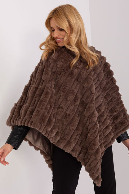 Poncho texturé coupe décontractée