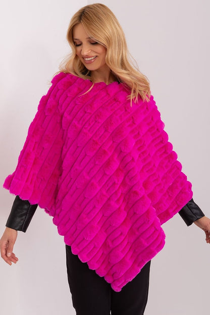 Poncho texturé coupe décontractée