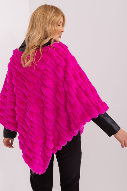 Poncho texturé coupe décontractée